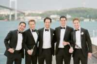 04 The groomsmen and the groom himself were wearing classic black tuxedos