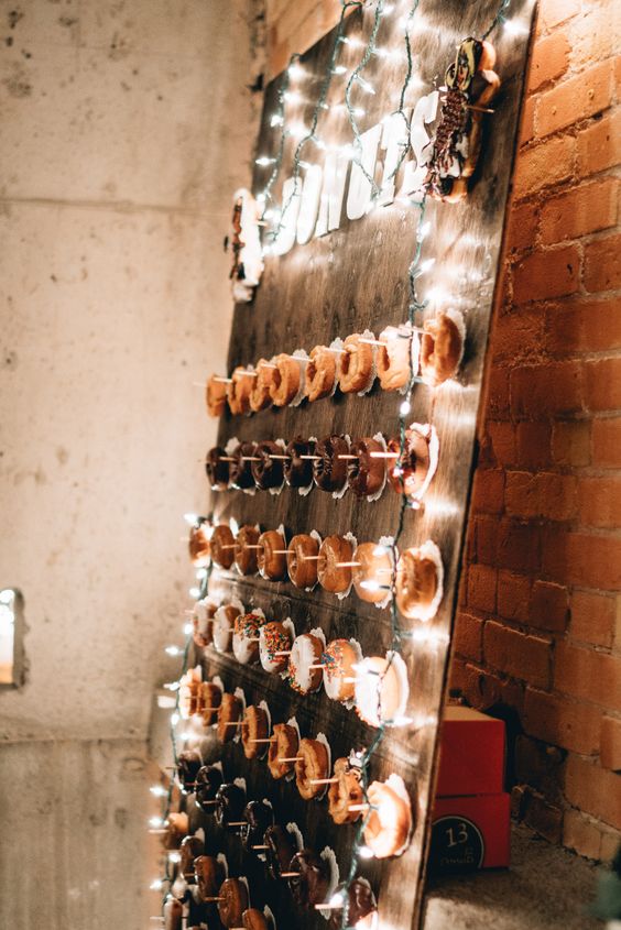 add lights to your donut bar to make it shine