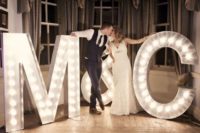 05 these lighted monograms create photo-ops while putting your stamp on the entire reception