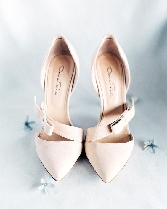 blush bow heels will fit any refined look