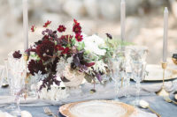 10 The table setting was refined, chic and eye-catchy, non-traditional for any beach wedding