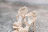14 creamy strappy high heels