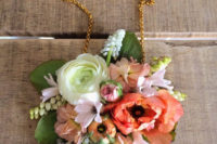 18 cute and romantic floral necklace for a garden bride