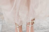 23 nude and cream Valentino studded shoes are a trendy choice