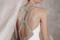 24 stunning jewel racerback wedding dress with cutouts