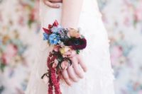 26 unique colorful floral bracelet for the bride