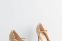 28 sandy beige wedding heels with a vintage feel