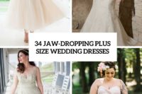 34 jaw-dropping plus size wedding dresses cover