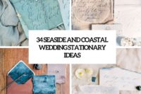 34 seaside and coastal wedding stationary ideas cover