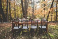 03 If the weather allows it, have an outdoor wedding with bold rich colors