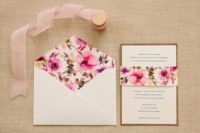 04 bold purple watercolor wedding stationary for summer