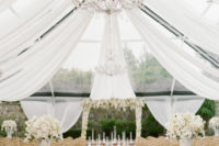 wedding tent decor