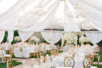 glamour wedding chandeliers