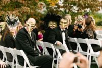 16 ask your guests to bring masks with them for a great look together