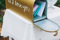 26 a mailbox with calligraphy is such a romantic idea