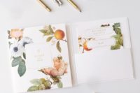 29 realistic flowers and citrus wedding invites to try