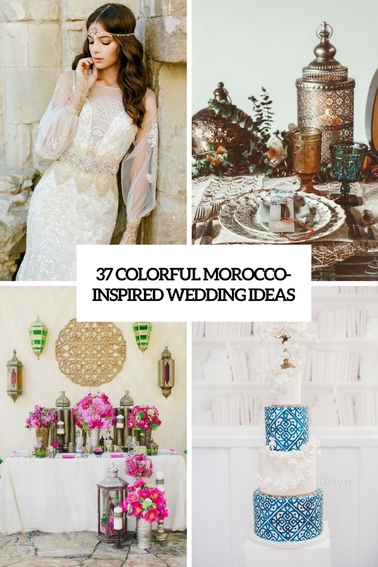 colorful morocco inspired wedding ideas cover
