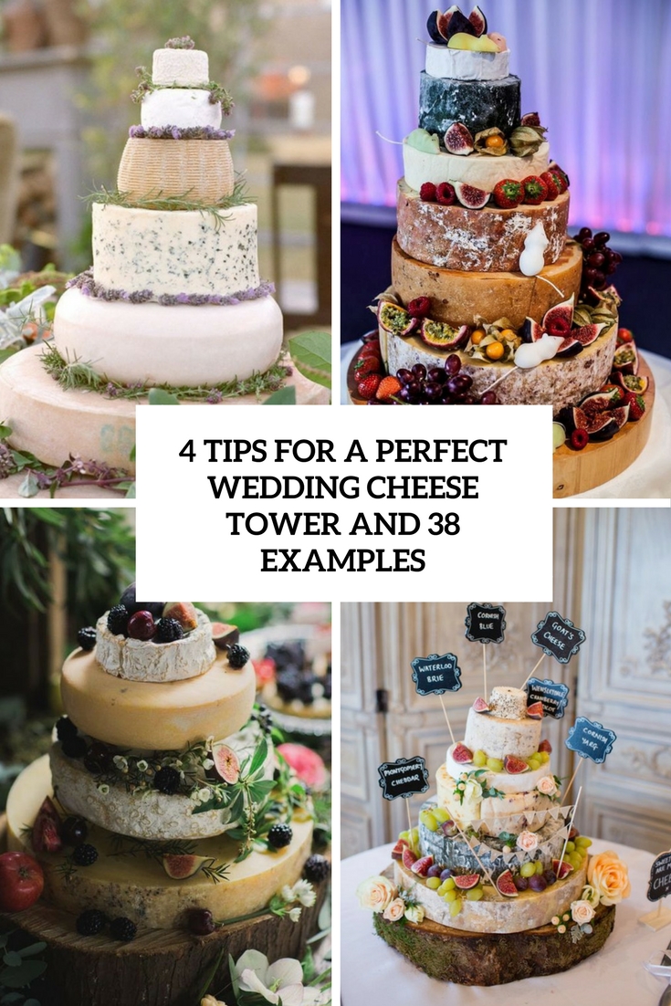 tips for a perfect wedding cheese tower and 38 examples cover