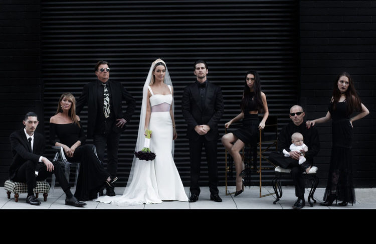 This wedding was modern Gothic inspired, very personalized and intimate