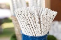18 birch tree paper straws