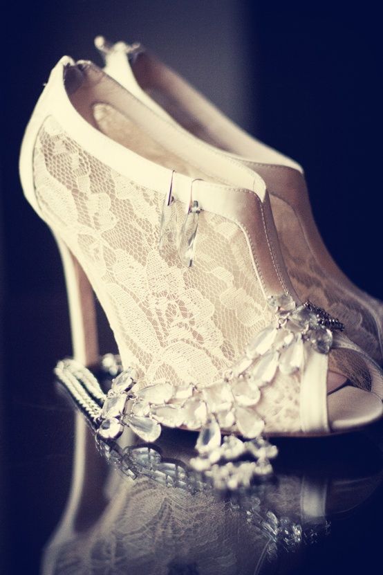25 lace peep toe wedding booties on stiletto heels