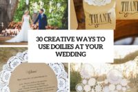30 creative ways to use doilies at your wedding cover