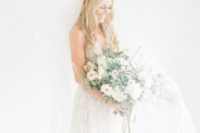 01 This stunning bridal shoot was inspired by modern romance and boho beauty, and it turned out natural and very soft