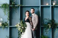 01 This wedding is urban industrial with lots of greenery and cool ideas to steal
