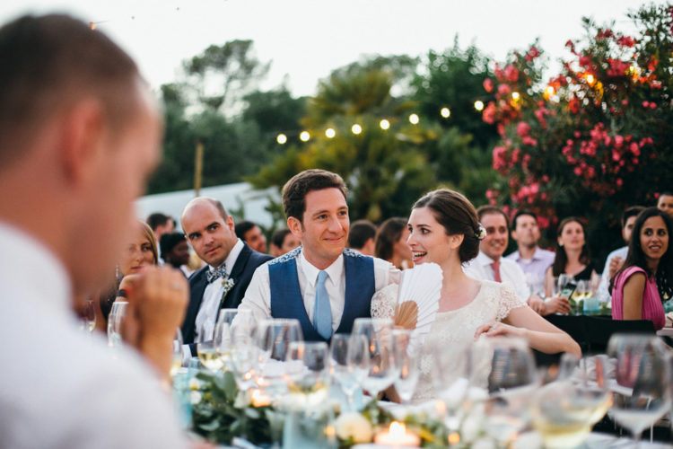 The wedding was styled as a typical Mediterranean one, with Spanish cuisine