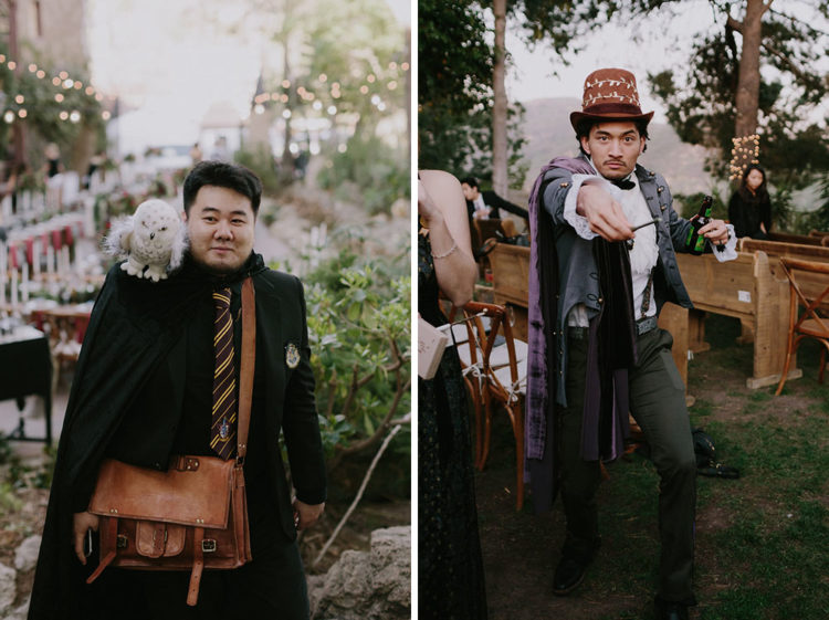 Every guest was asked to rock proper attire for the wedding