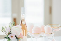 cute pink wedding desserts
