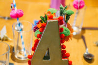 12 Look at these pompom trim table numbers, aren’t they gorgeous