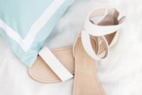 14 creamy ankle strap wedding sandals