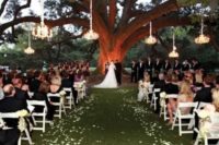18 glam crystal chandeliers will be a perfect match for a formal wedding