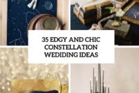 35 edgy and chic constellation wedding ideas cover