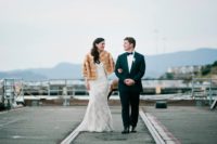 01 This couple dared to invite 400 guests for their warehouse wedding and they rocked it with style and chic