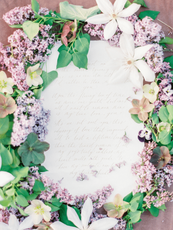 Lilac is a brilliant idea for a spring wedding, its period is short but it's fantastic