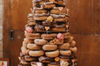 12 donuts with different glazing and topping will satisfy all the guests