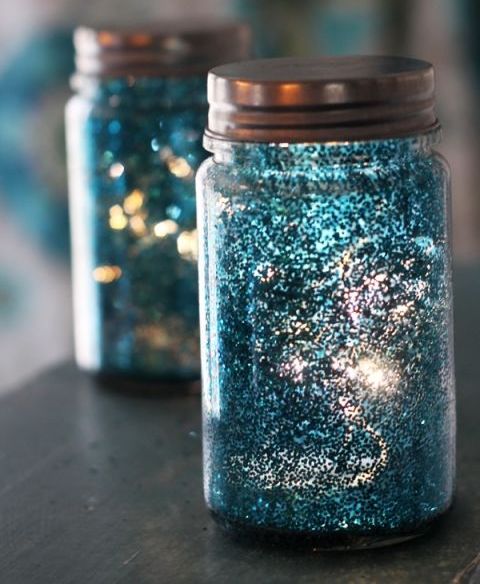 make such starry night luminaries yourself for each table