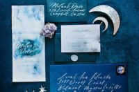 29 the moon and stars inspired wedding invitation suite