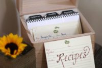31 a recipe box is another great activity that will give you many cool dish ideas