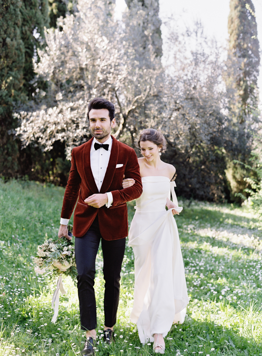 This beautiful wedding shoot combined details of French and Italian wedding decor at their best