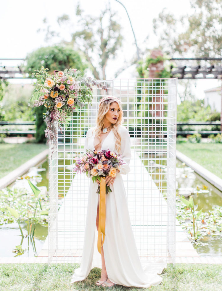 Colorful Iridescent Wedding Shoot With Bubbles
