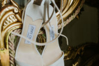 03 Simple Jimmy Choos were amazing for a romantic bridal gown