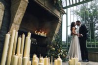 04 Lots of tall candles and beautiful florals are a stunning idea for a summer or spring ceremony