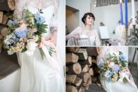 04 The shoot was filled with soft blue touches, boho and rustic details that mad eit so special