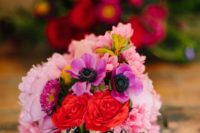 10 a colorful sugar skull vase with bold florals will be great for a Cinco de Mayo wedding