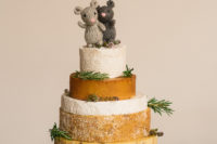 awesome cheese tower for a wedding