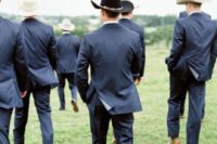 29 wear cowboy hats to embrace the wedding venue