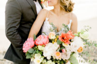 01 This gorgeous wedding shoot was inspired by the tropics and citrus, full of bold shades and timeless elegance